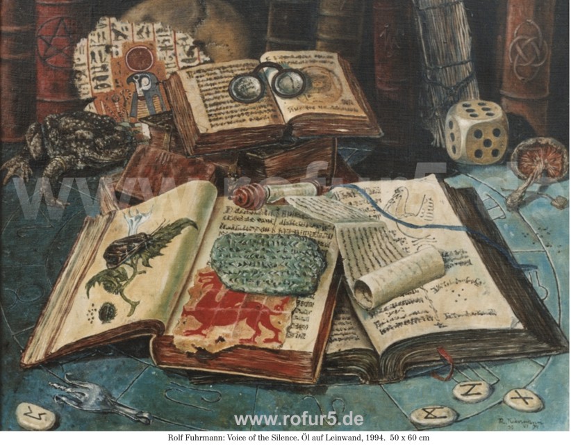 Rolf Fuhrmann: Die Stimme der Stille. 50 x 60 cm, 1994