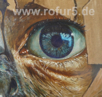 Augenblick mal du Auge desmalers  (Rolf Fuhrmann, Tempera-Malerei)