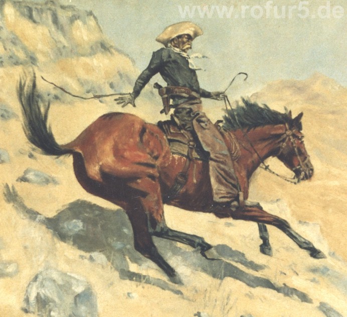 Rolf Fuhrmann: Kopie eines Bildes von Frederic Remington