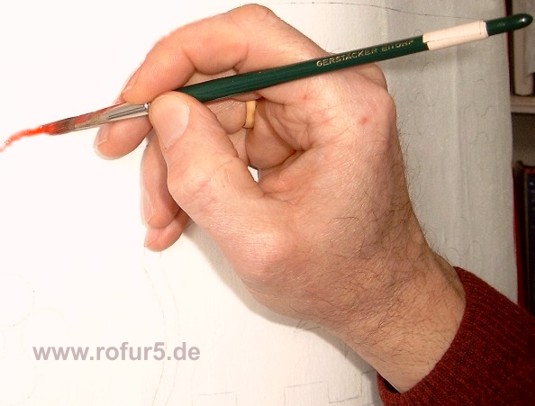 Alles beginnt mit dem ersten Strich.