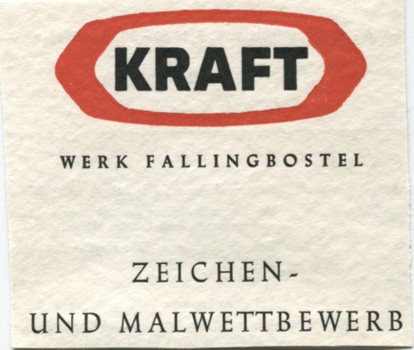 Einladung zum Malwettbewerb 1967 oder 1968